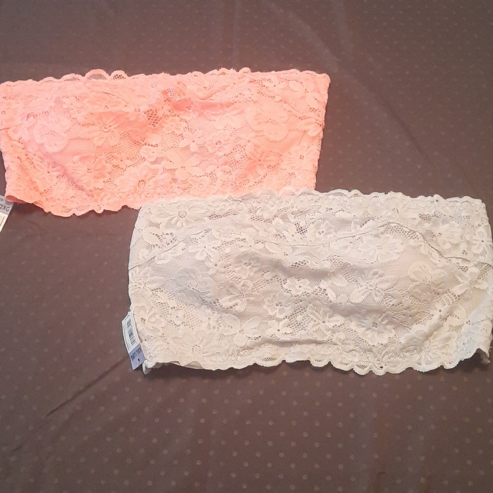 Underwire lace bandeau